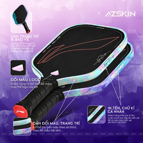 Miếng Dán Viền Vợt Pickleball Purple Dream đẹp