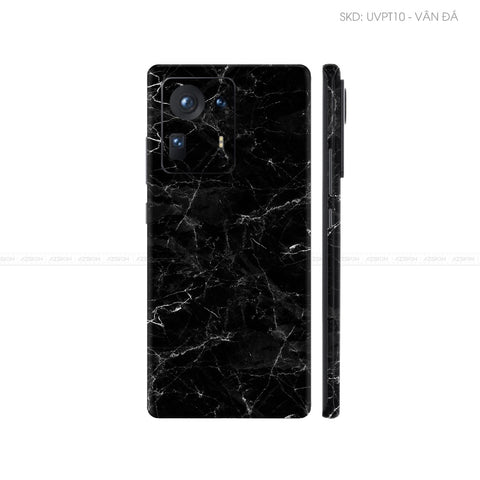 Dán Skin Điện Thoại Xiaomi Mi Mix Series Vân Nổi Vân Đá Đen | UVPT10