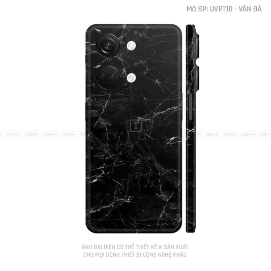 Dán Skin Oneplus Nord Series Vân Đá Đen | UVPT10