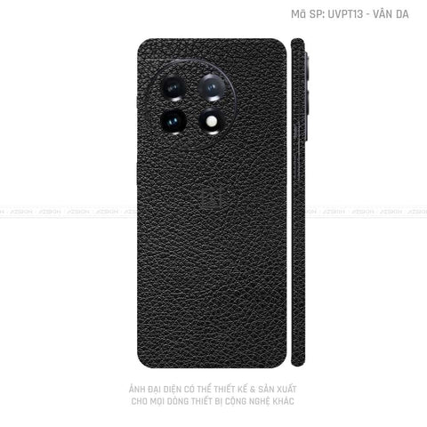 Dán Skin Oneplus Ace Series Vân Da Đen | UVPT13