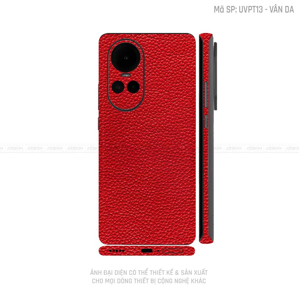 Dán Skin Điện Thoại OPPO Reno Series Vân Da Đỏ | UVPT13
