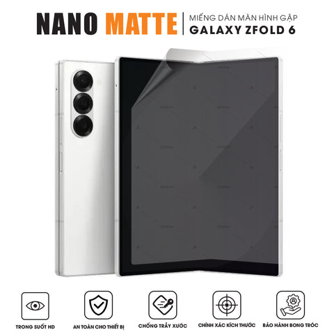 Miếng dán chống vân màn hình gập chính Samsung Galaxy Z Fold 6