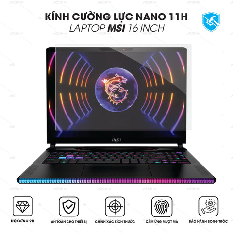 Miếng Dán Màn Hình Laptop MSI 16 Inch
