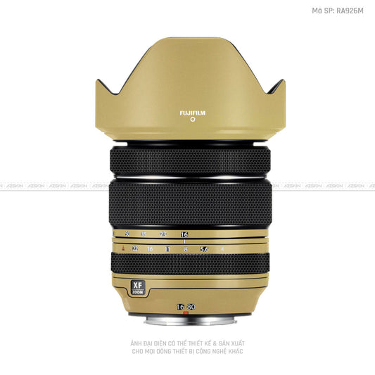 Dán Skin Ống Kính Fujifilm Đổi Màu Vàng Đồng | RA926M