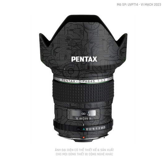 Ống Kính Pentax Vân Nổi Vi Mạch 2023 Đen | UVPT14