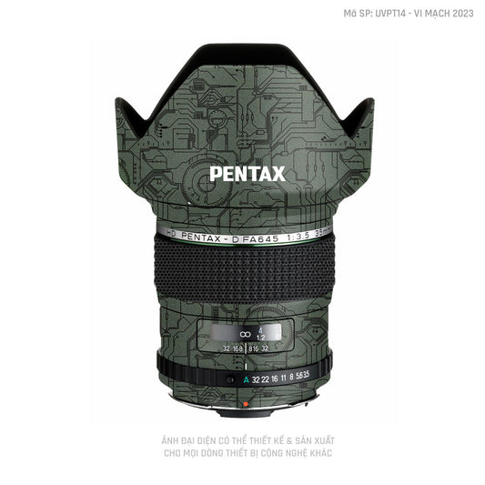 Ống Kính Pentax Vân Nổi Vi Mạch 2023 Xanh | UVPT14