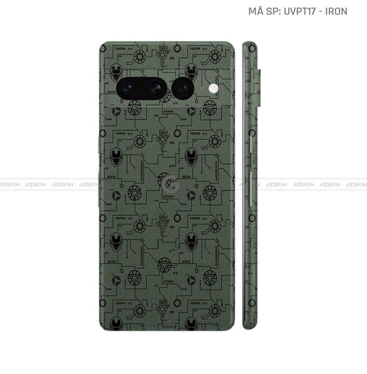 Dán Skin Google Pixel 7 Series Vân Iron Midnight | UVPT17