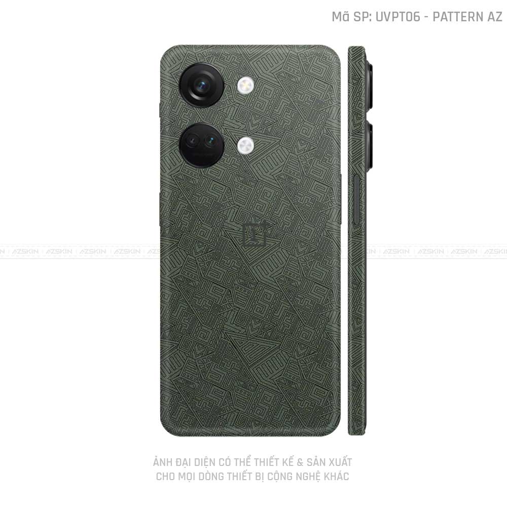 Dán Skin Oneplus Nord Series Vân Pattern AZ Midnight | UVPT06