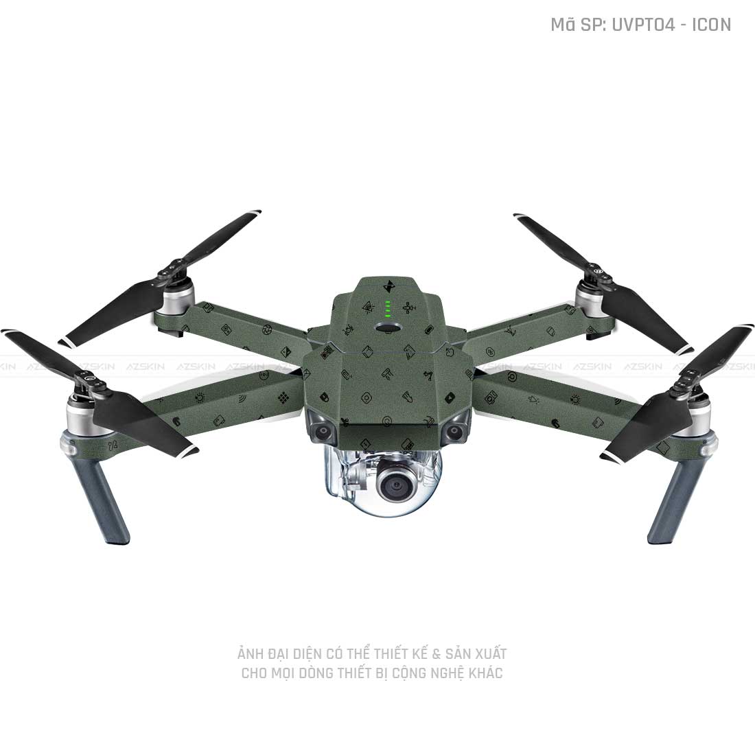 Dán Skin Flycam Vân Nổi ICON Midnight | UVPT04