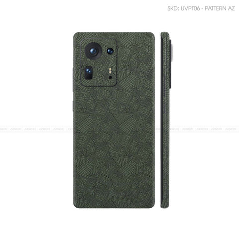 Dán Skin Điện Thoại Xiaomi Mi Mix Series Vân Nổi Pattern AZ Midnight | UVPT06