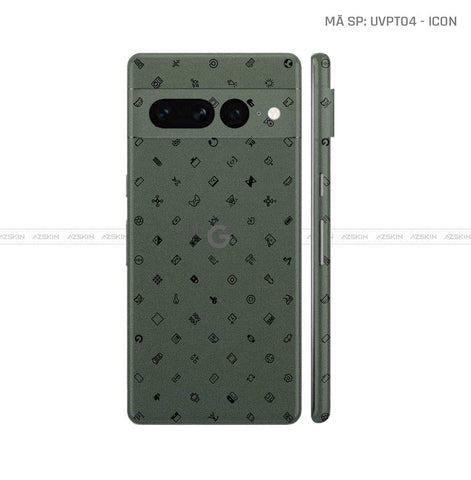 Dán Skin Google Pixel 8 Series Vân Icon Midnight | UVPT04