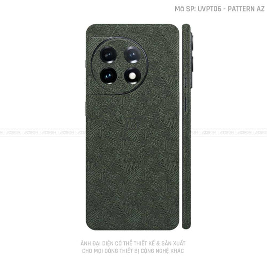 Dán Skin Oneplus 11 Series Vân Pattern AZ Midnight | UVPT06