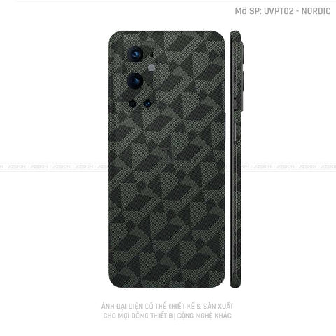 Dán Skin Oneplus 8/9 Series Vân Nordic Xanh | UVPT02