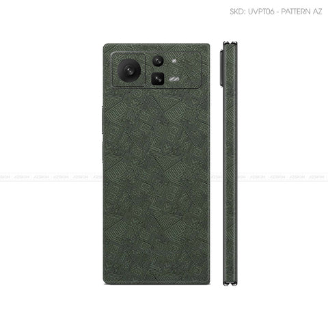 Dán Skin Điện Thoại Xiaomi Mix Fold Series Vân Nổi Pattern AZ Midnight | UVPT06
