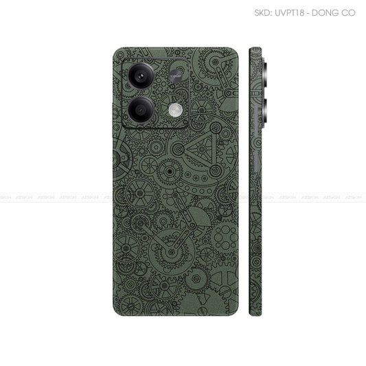 Dán Skin Điện Thoại Xiaomi Redmi 13 Series Vân Nổi Động Cơ Midnight | UVPT18