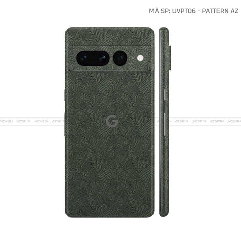 Dán Skin Google Pixel 8 Series Vân Pattern AZ Midnight | UVPT06