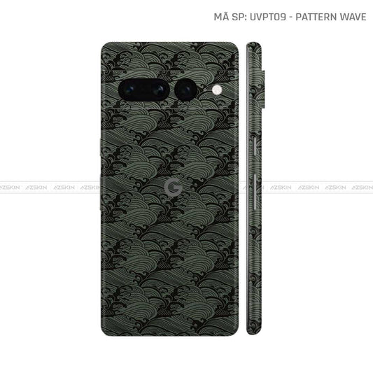 Dán Skin Google Pixel 8 Series Vân Pattern Wave Midnight | UVPT09