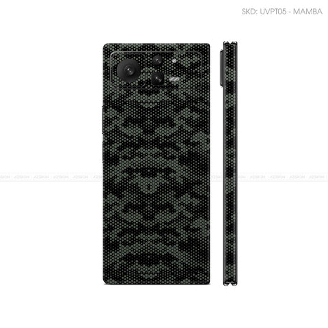 Dán Skin Điện Thoại Xiaomi Mix Fold Series Vân Nổi Mamba Midnight | UVPT05