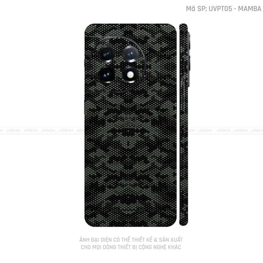 Dán Skin Oneplus 11 Series Vân Mamba Xanh Midnight | UVPT05