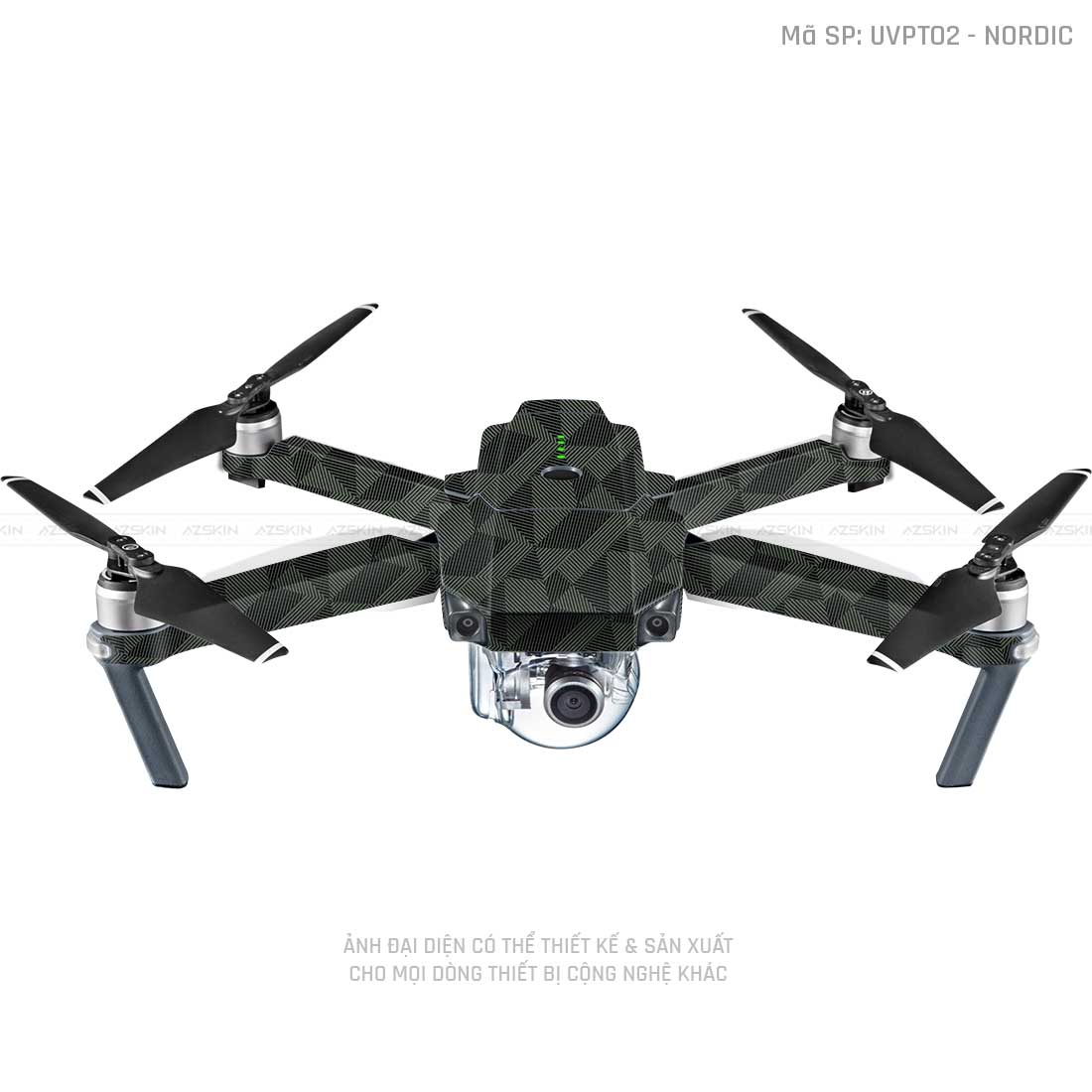 Dán Skin Flycam Vân Nổi Nordic Midnight | UVPT02