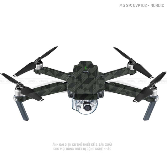 Dán Skin Flycam Vân Nổi Nordic Midnight | UVPT02