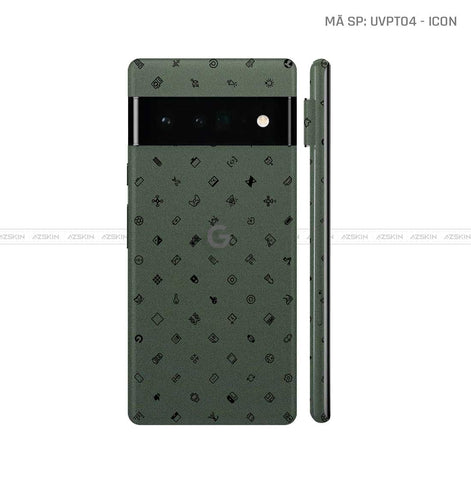 Dán Skin Google Pixel 6 Series Vân Icon Midnight | UVPT04