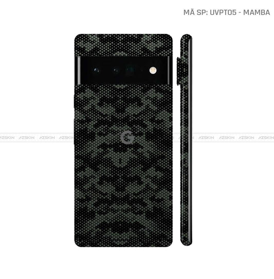 Dán Skin Google Pixel 6 Series Vân Mamba Midnight | UVPT05