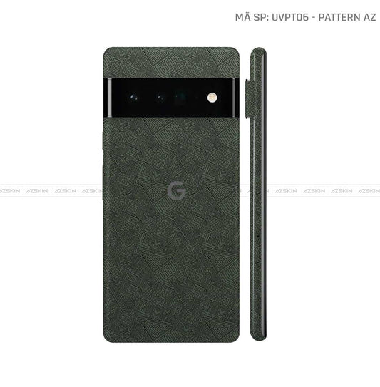 Dán Skin Google Pixel 6 Series Vân Pattern AZ Midnight | UVPT06