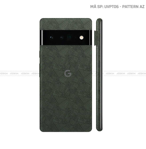 Dán Skin Google Pixel 6 Series Vân Pattern AZ Midnight | UVPT06