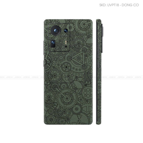 Dán Skin Điện Thoại Xiaomi Mi Mix Series Vân Nổi Động Cơ Midnight | UVPT18