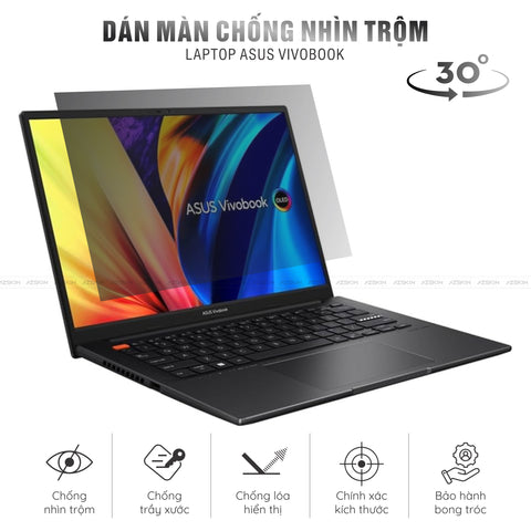 Miếng Dán Chống Nhìn Trộm Laptop Asus Vivobook