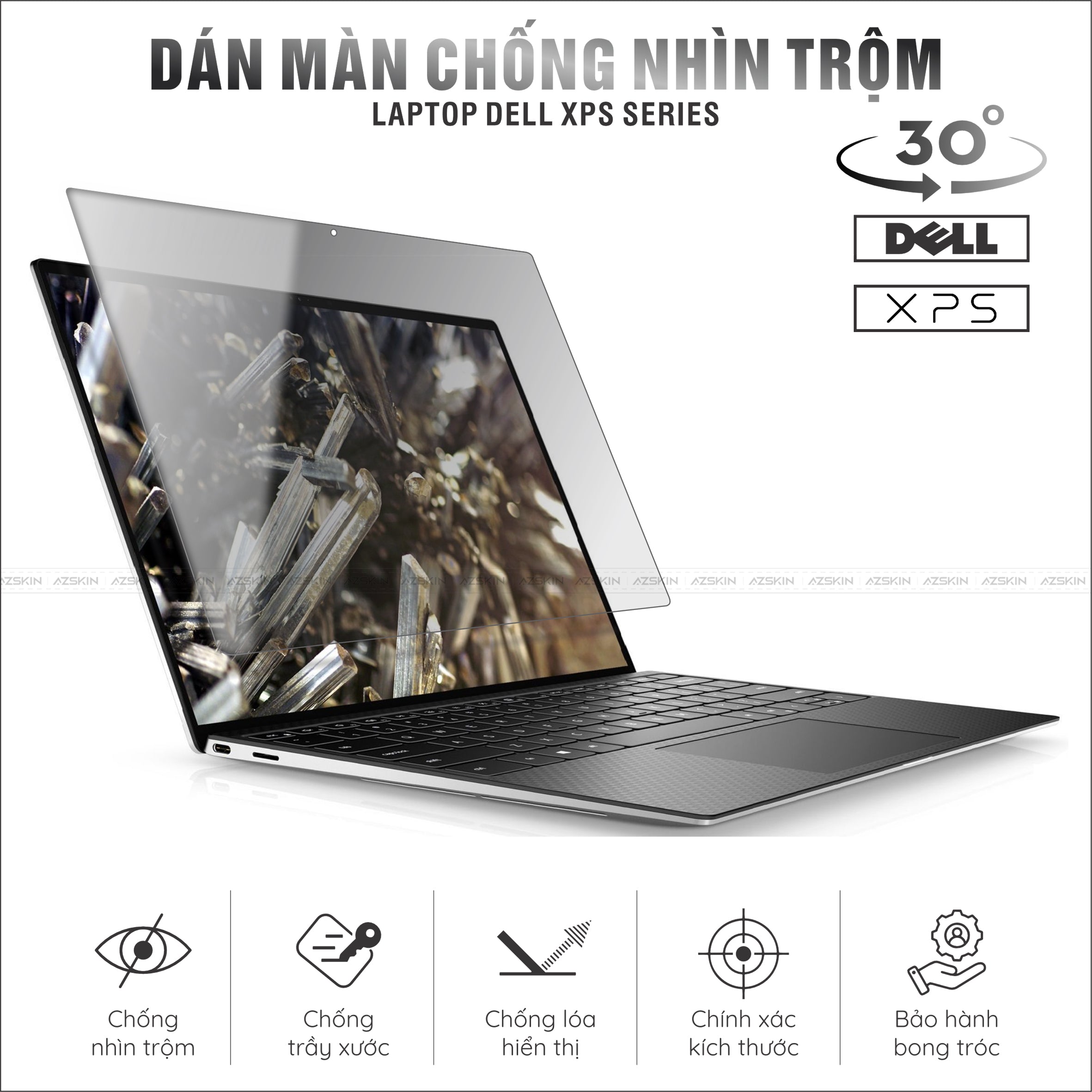 Miếng Dán Chống Nhìn Trộm Laptop Dell XPS Series