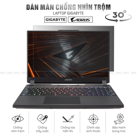 Miếng Dán Chống Nhìn Trộm Laptop Gigabyte AORUS Series