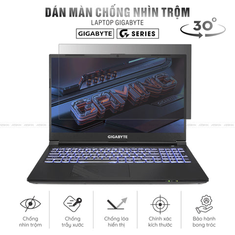 Miếng Dán Chống Nhìn Trộm Laptop Gigabyte Gaming Series