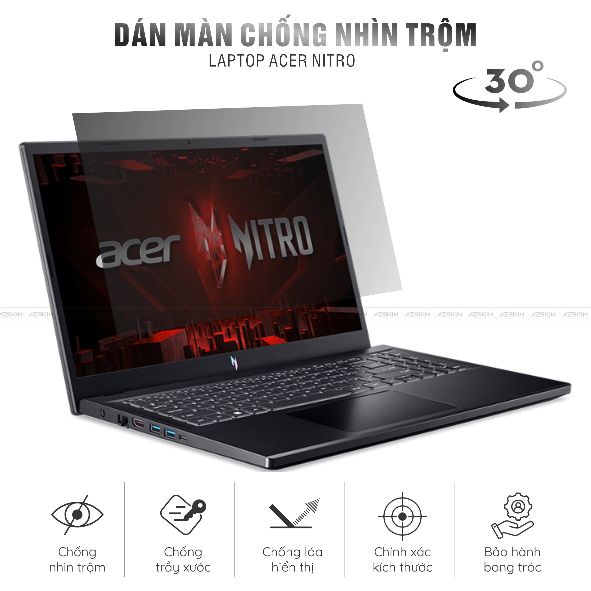 Miếng Dán Chống Nhìn Trộm Laptop Acer Nitro