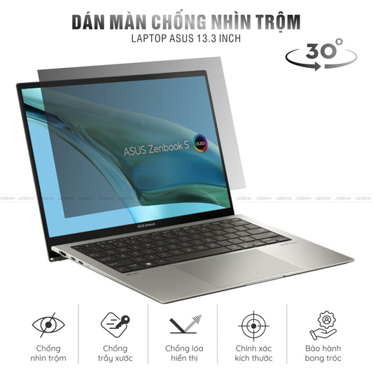 Miếng Dán Chống Nhìn Trộm Laptop Asus 13.3 inch