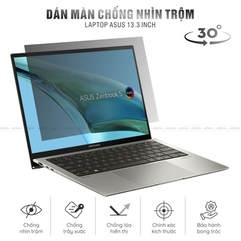 Miếng Dán Chống Nhìn Trộm Laptop Asus 13.3 inch