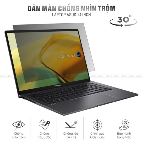 Miếng Dán Chống Nhìn Trộm Laptop Asus 14 inch