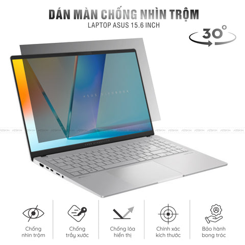 Miếng Dán Chống Nhìn Trộm Laptop Asus 15.6 inch
