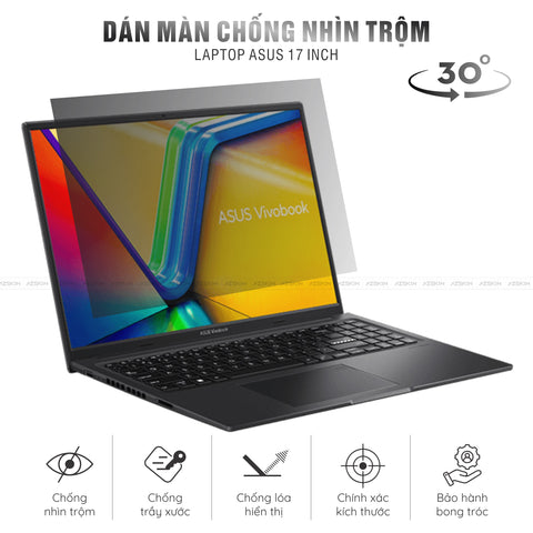 Miếng Dán Chống Nhìn Trộm Laptop Asus 17 inch