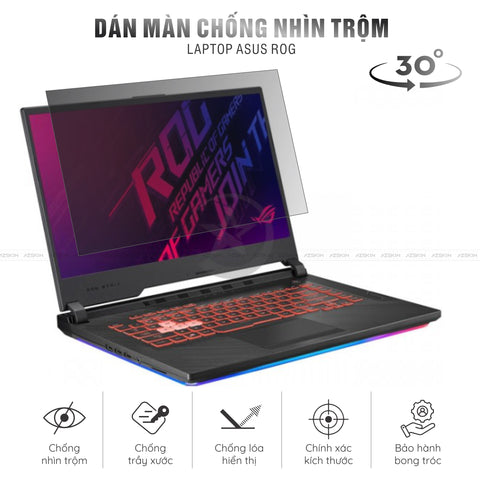 Miếng Dán Chống Nhìn Trộm Laptop Asus ROG