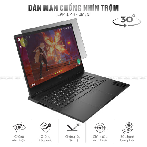 Miếng Dán Chống Nhìn Trộm Laptop HP Omen