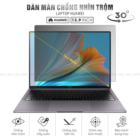 Miếng Dán Chống Nhìn Trộm Laptop Huawei Matebook 13.9 inch