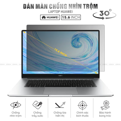 Miếng Dán Chống Nhìn Trộm Laptop Huawei Matebook 15.6 inch