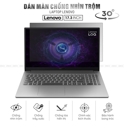 Miếng Dán Chống Nhìn Trộm Laptop Lenovo 17.3 inch