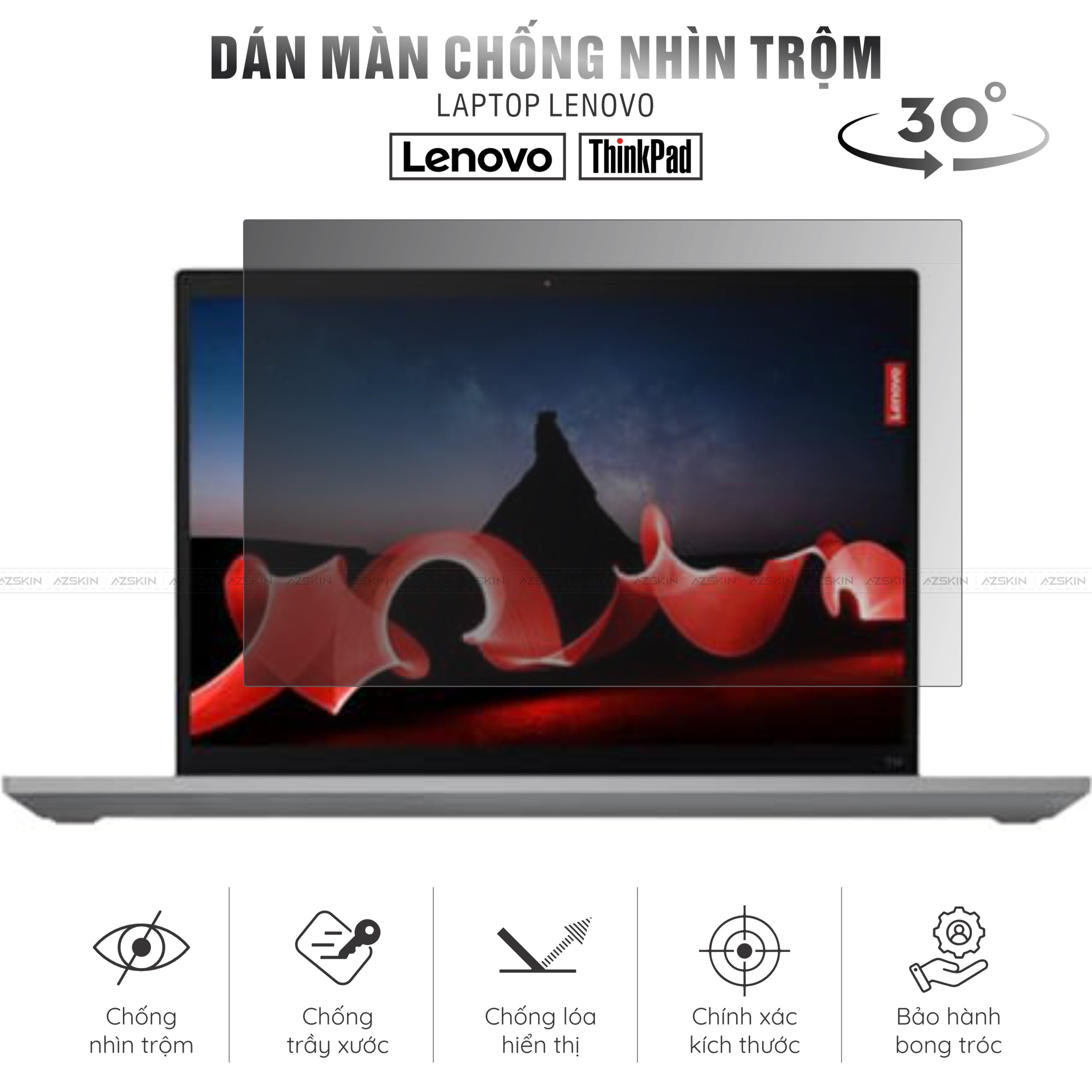 Miếng Dán Chống Nhìn Trộm Laptop Lenovo Thinkpad Series