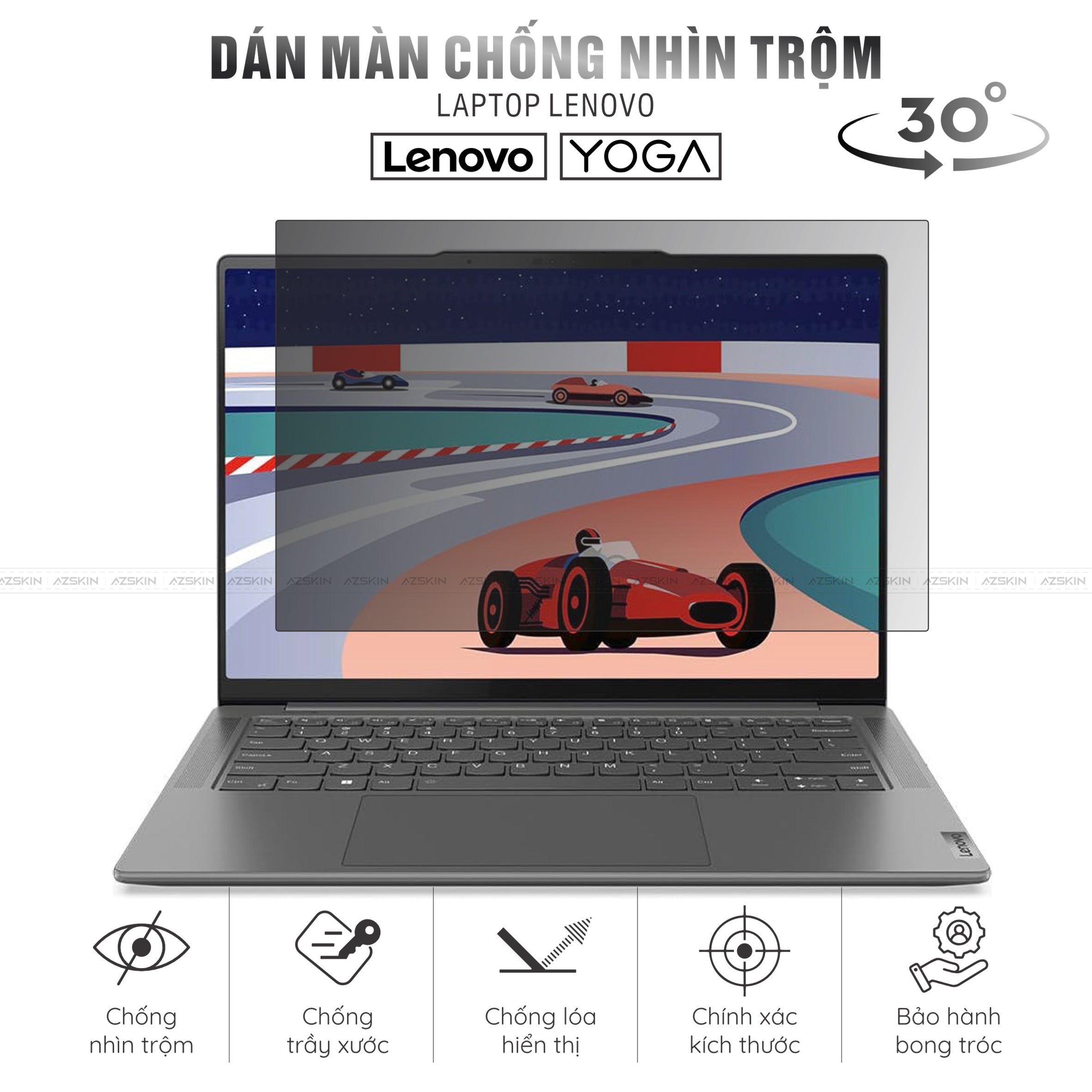 Miếng Dán Chống Nhìn Trộm Laptop Lenovo Yoga Series