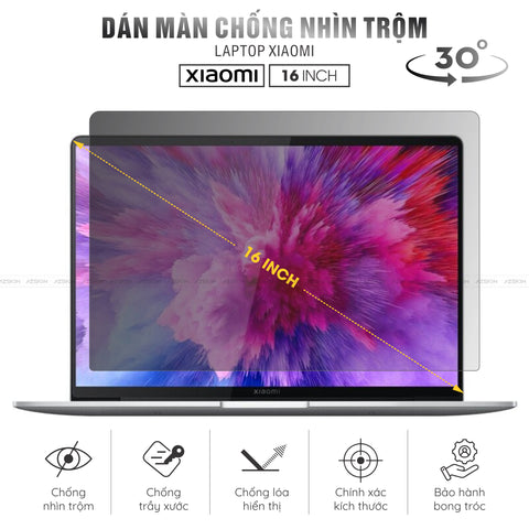Miếng Dán Chống Nhìn Trộm Laptop Xiaomi 16 inch