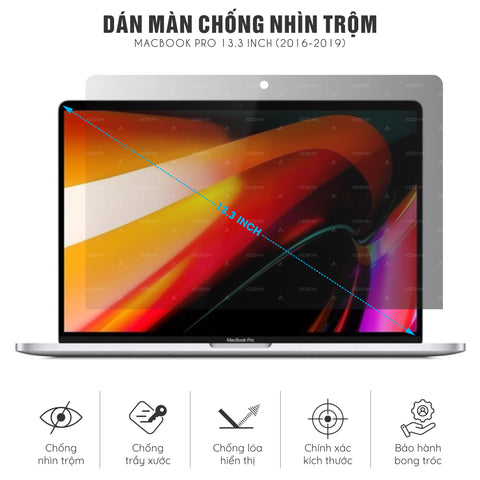 Miếng Dán Chống Nhìn Trộm Macbook Pro 13 inch