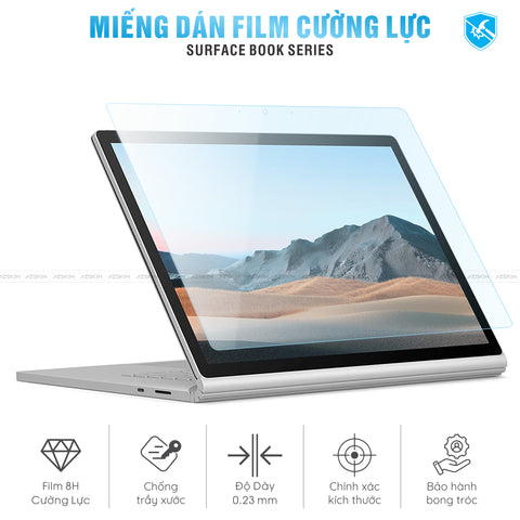 Miếng Dán Film Cường Lực Laptop Surface Book Series